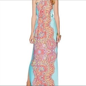 Lilly Pulitzer Strapless Maxi Dress